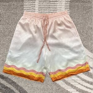 Casablanca Pink White Shorts